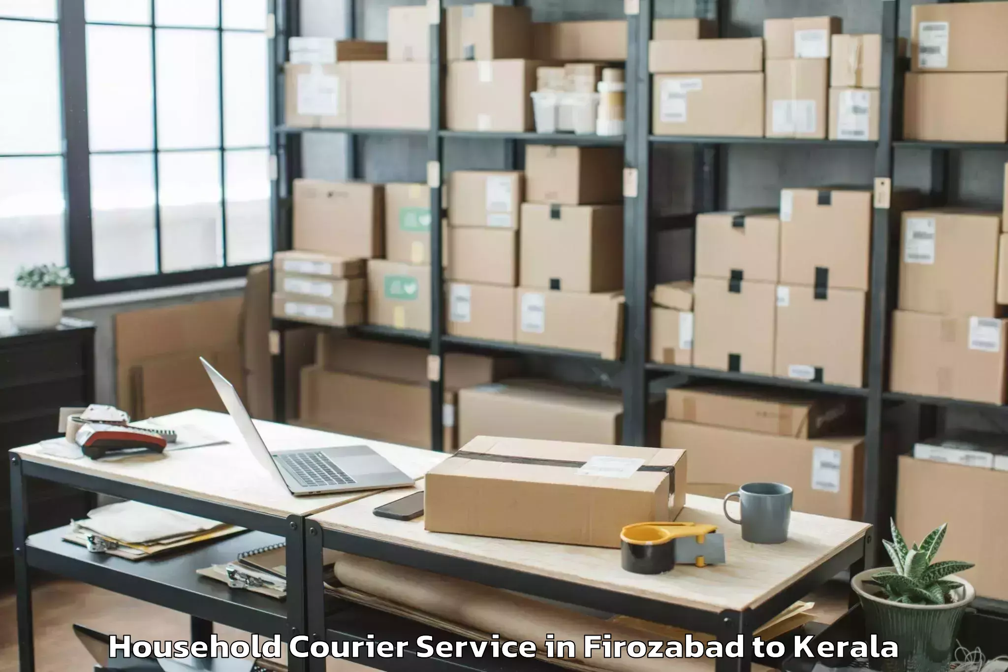 Efficient Firozabad to Nenmara Household Courier